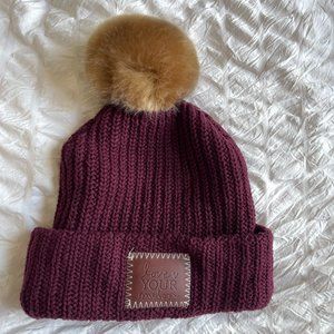 Love Your Melon Maroon Beanie